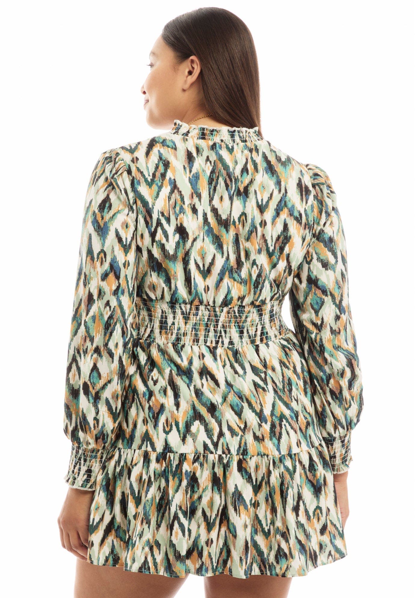 Smocked Georgette Tunic - image 4