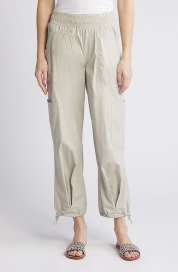 Wit & Wisdom 'Ab'Leisure Skyrise Pull-On Straight Leg Poplin