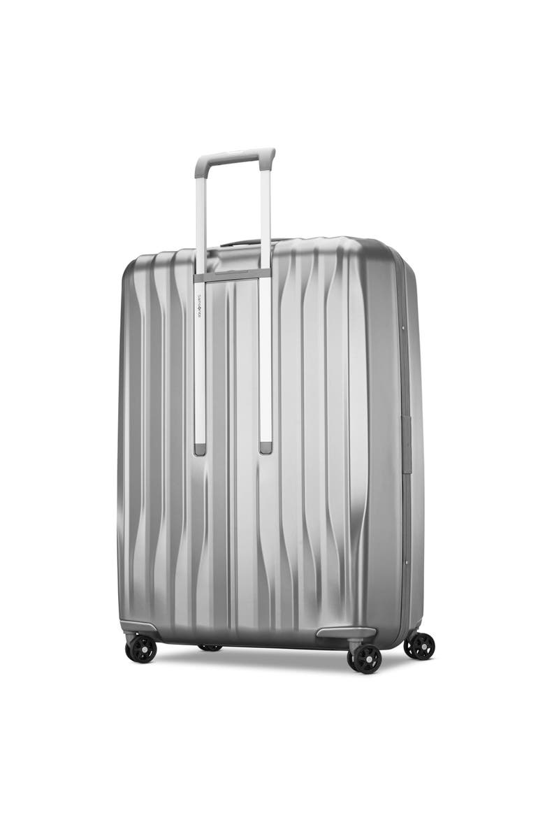 Uplift Hardside 32" X-Large Checked Spinner Luggage, Alternate, color, Silver Shimmer