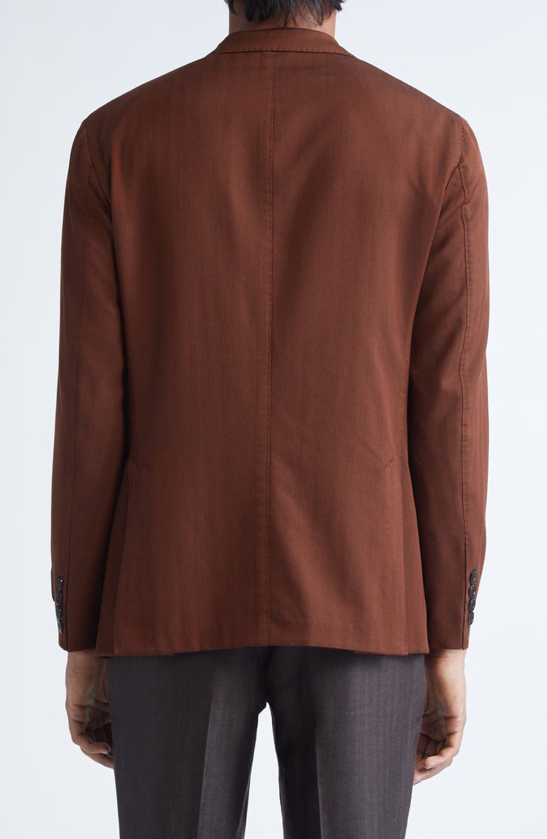 Boglioli K-Jacket High Performance Virgin Wool Sport Coat, Alternate, color, Rust