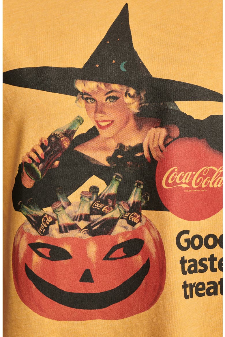 Coca Cola® Good Taste Treat Graphic T-Shirt, Alternate, color, HONEY YELLOW