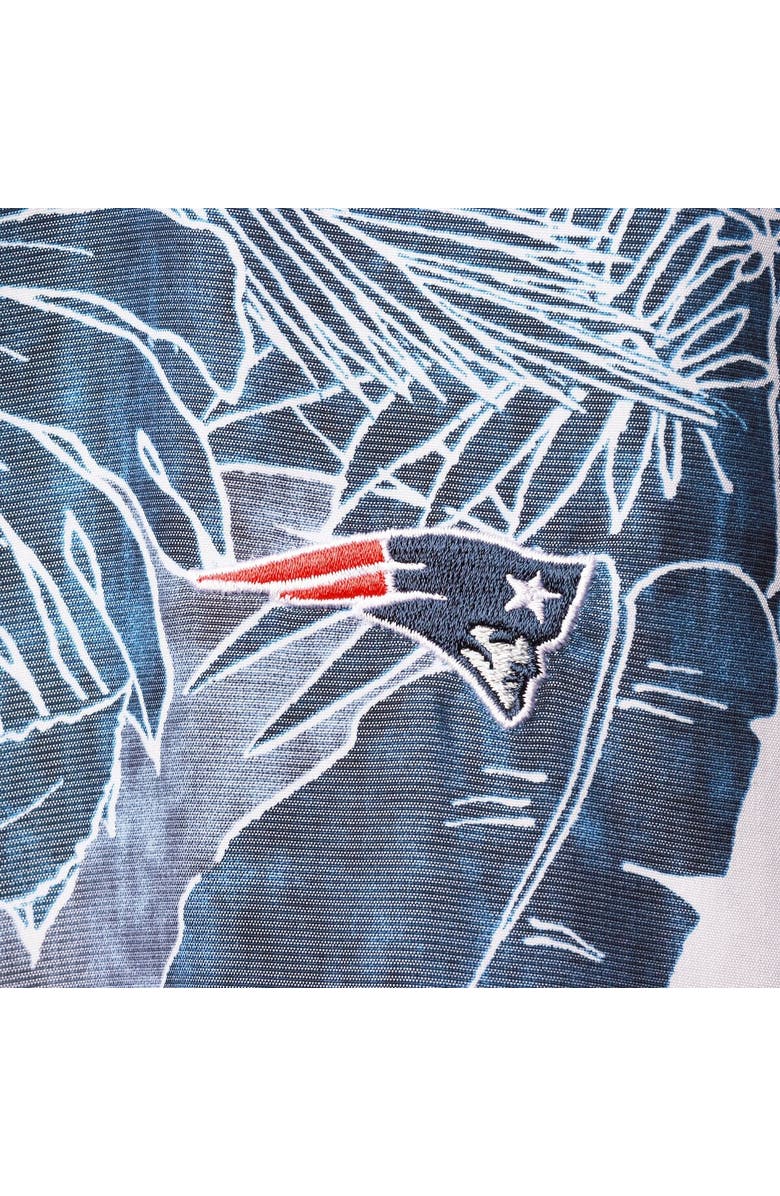 Tommy Bahama Men's Tommy Bahama Navy New England Patriots Coconut Point Playa Floral IslandZone Button-Up Shirt, Alternate, color, Navy