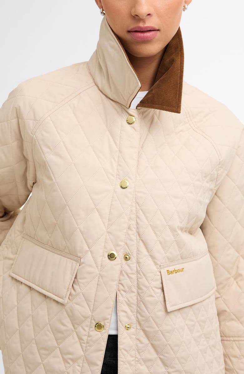 Barbour Kirby Quilted Jacket, Alternate, color, Jasmine/ Dress