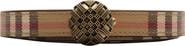 Burberry Thin Check Granulation Belt