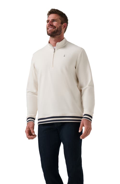 Travismathew Happier Hour Quarter Zip Top In White