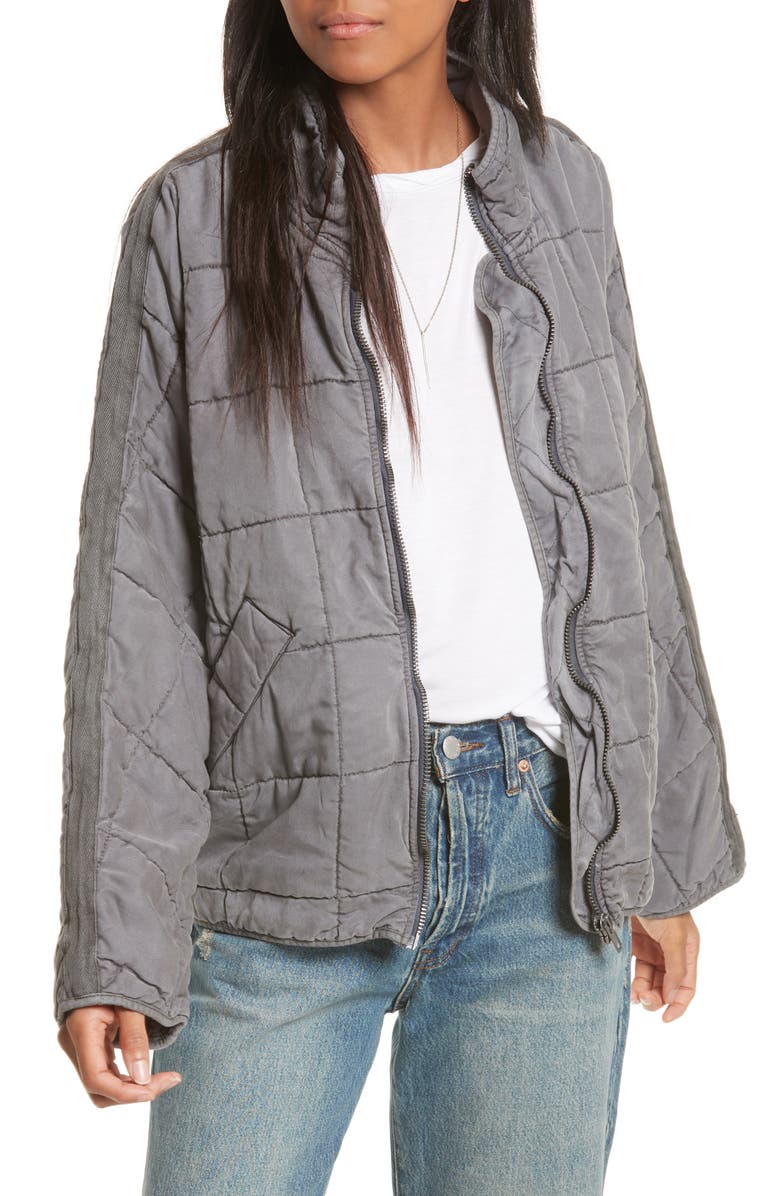 Free People Dolman Quilted Jacket, Main, color, 