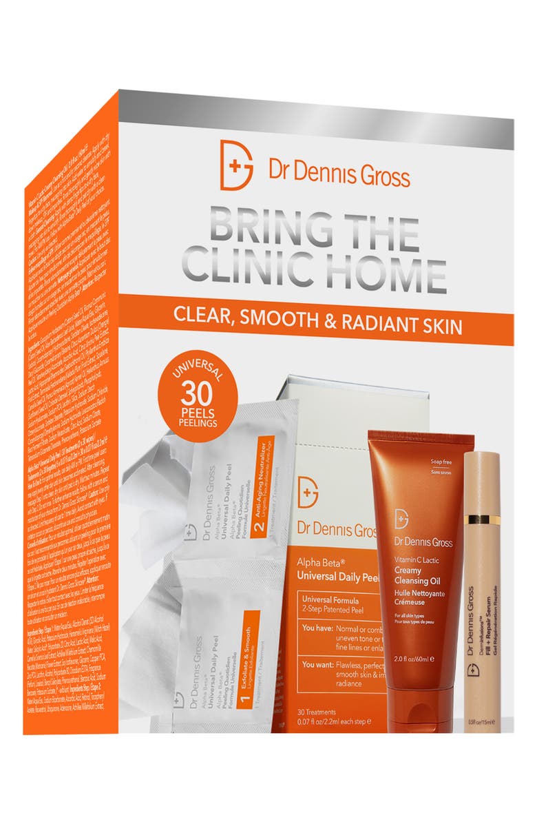Dr. Dennis Gross Skincare Bring the Clinic Home Alpha Beta<sup>®</sup> Universal Daily Peel Kit (Limited Edition) $146 Value, Alternate, color, 