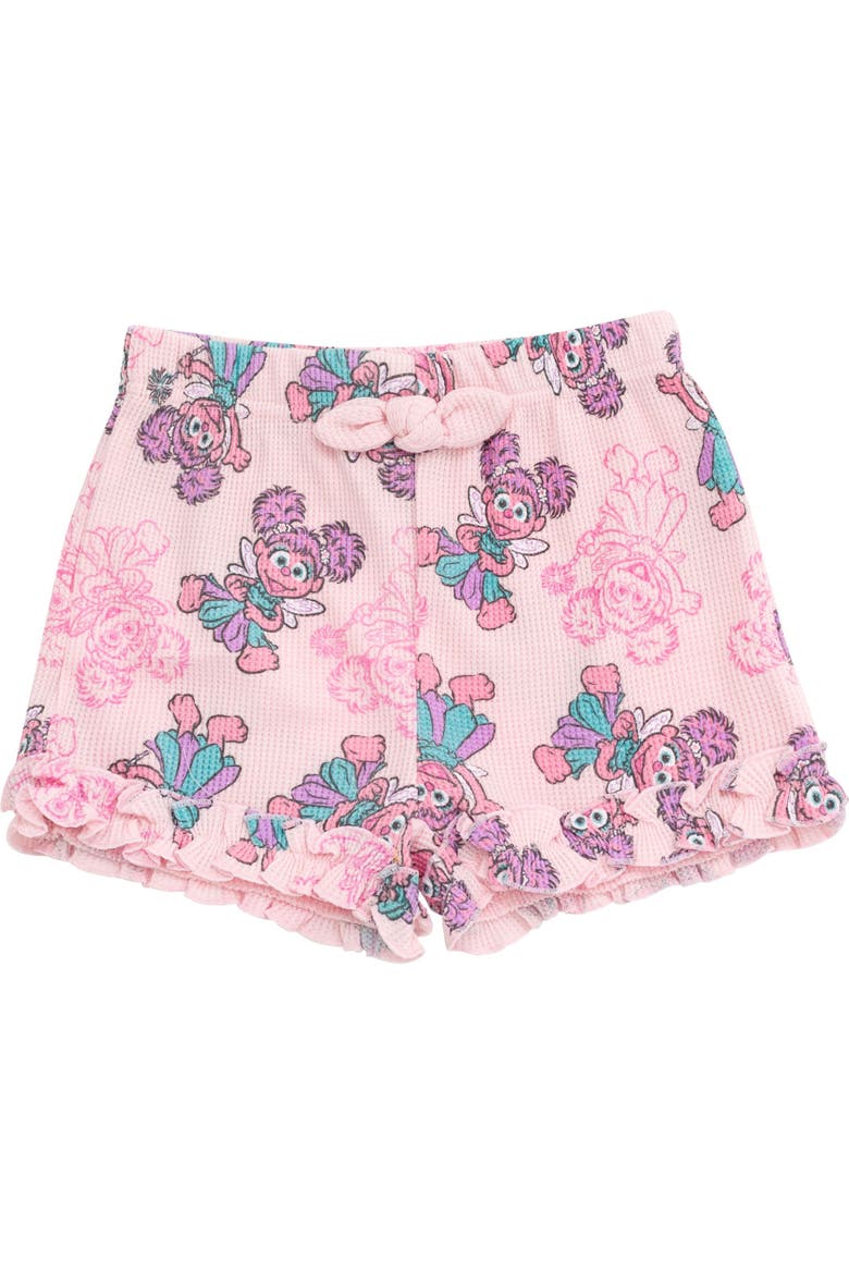 Abby Cadabby Girls' T-Shirt and Waffle Shorts Set, Alternate, color, Abby Cadabby Pink