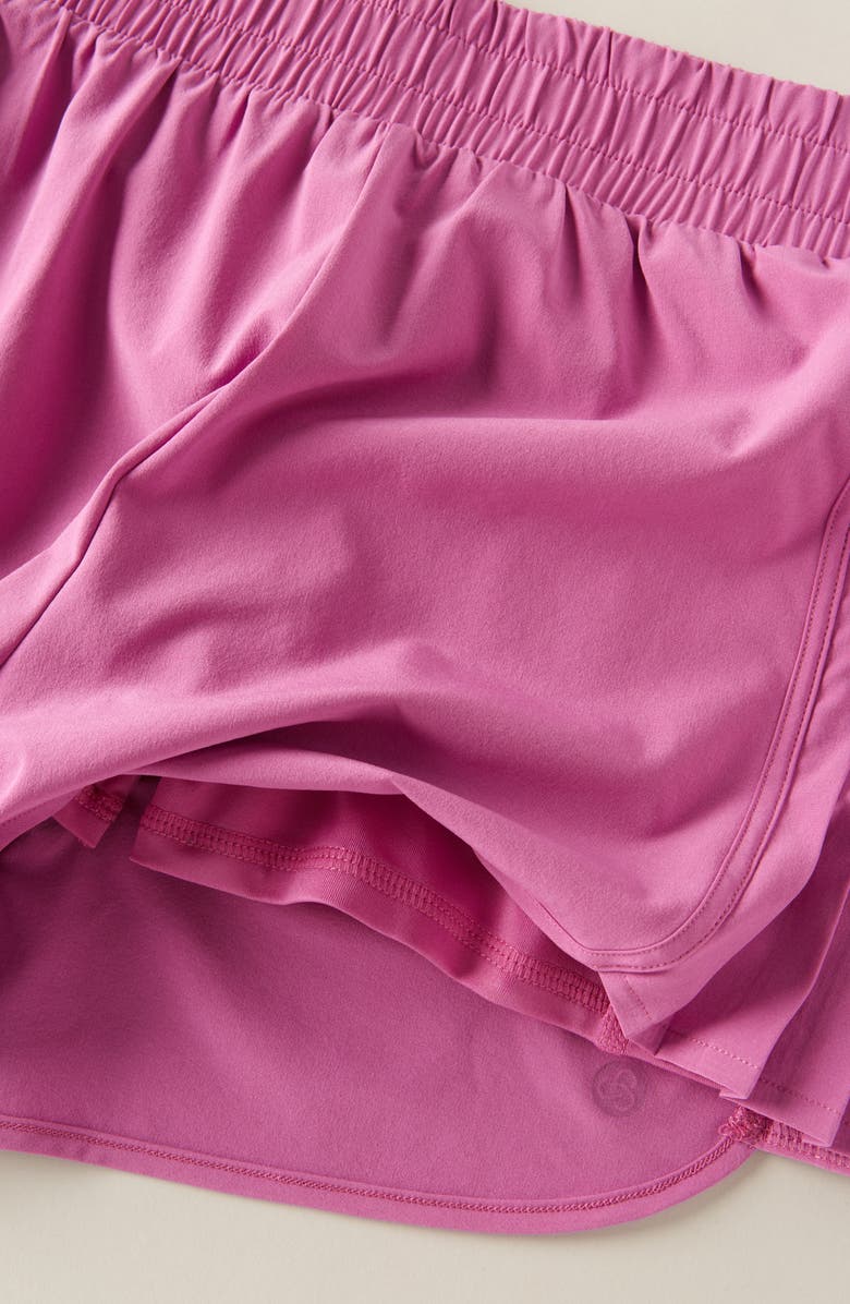 Zella Girl KIds' Game Time Shorts, Alternate, color, Pink Rosebud