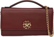 GORSKI Top Handle Purse with Crossbody Chain