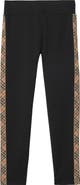 Burberry Check Trim Nylon Leggings