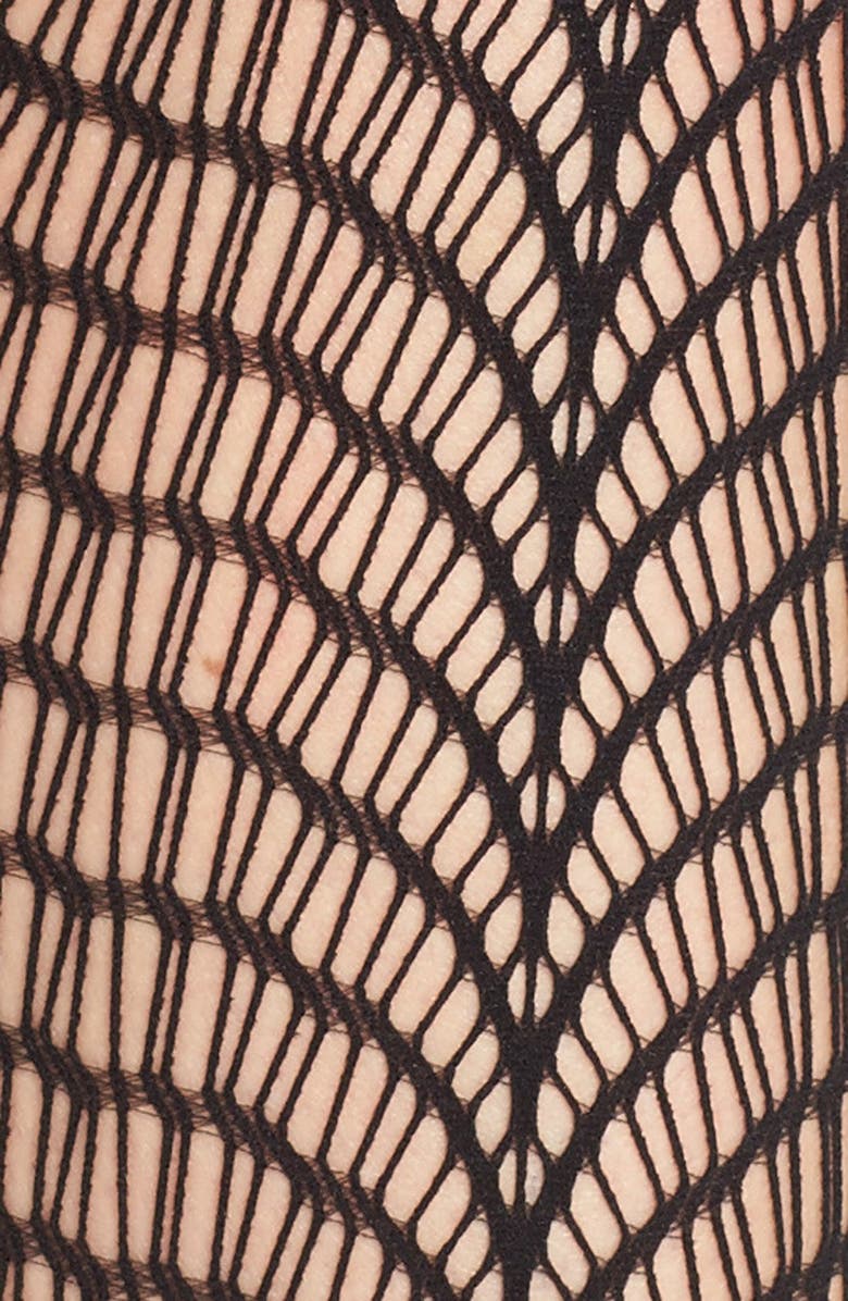 Nordstrom Chevron Net Tights, Alternate, color,