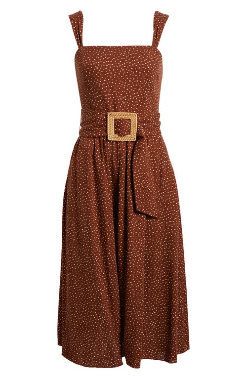 Eliza J Buckle Fit & Flare Sundress