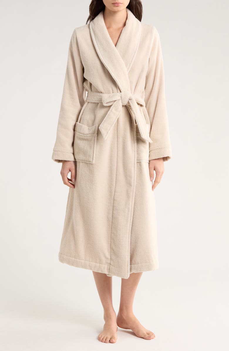 Nordstrom Hydro Cotton Terry Robe, Main, color, Grey Moonbeam