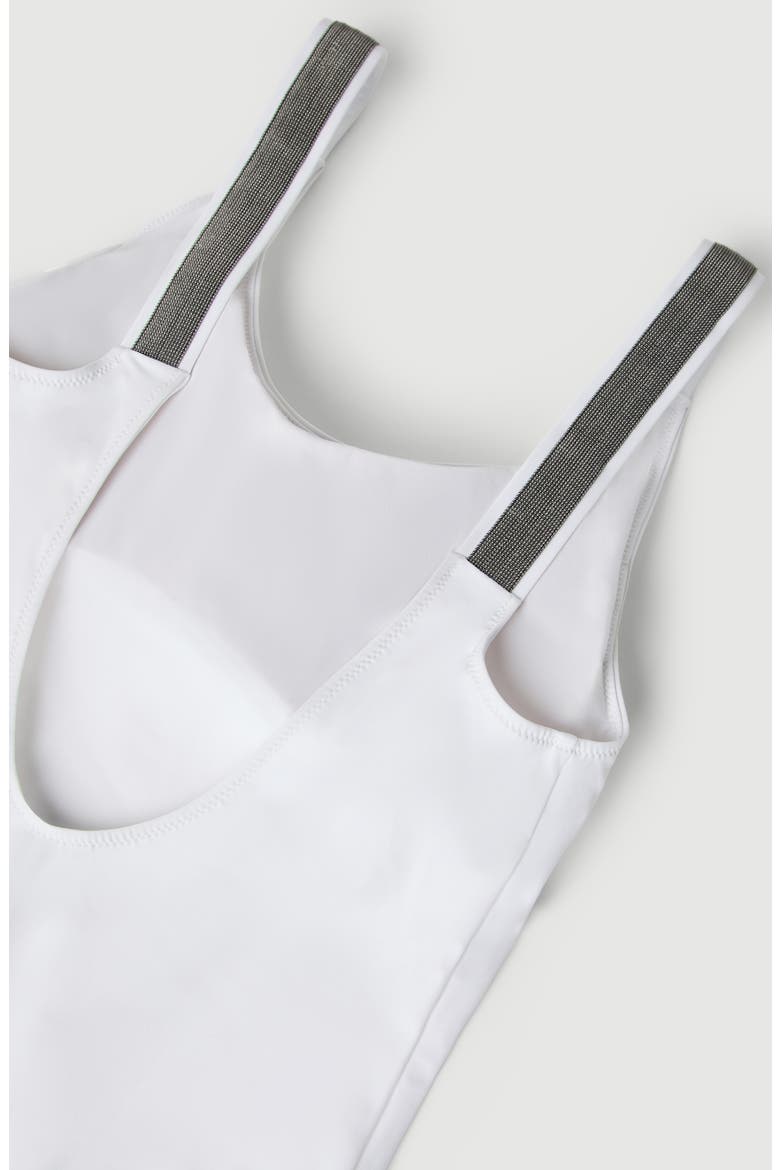 One-piece swimsuit, Alternate, color, White