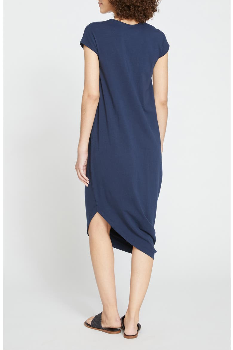 Geneva Asymmetric T-Shirt Dress, Alternate, color, MIDNIGHT