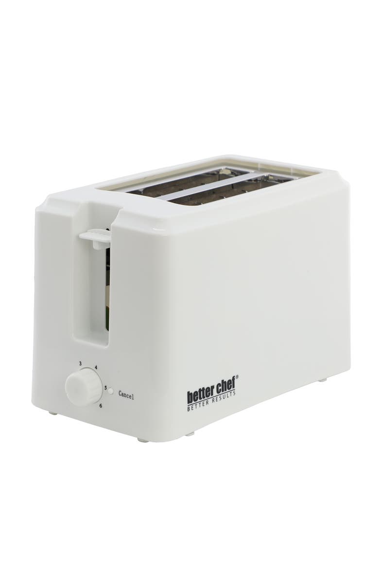2 Slice Cool Touch Toaster w/ 6 Browning Levels, Main, color, White