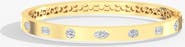 Everlee Multi-Shape Inlay Lab Diamond Bangle in 14K Gold