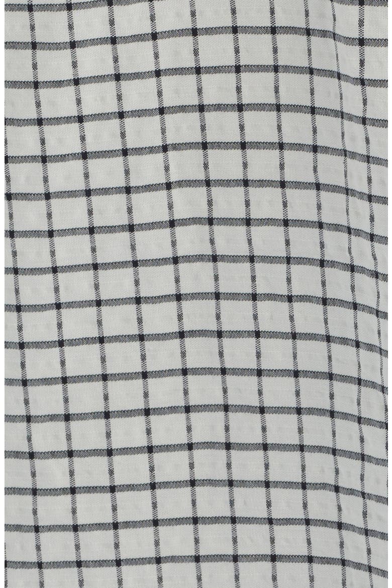 Check Short Sleeve Cotton Button-Up Shirt, Alternate, color, BEIGE CHECK