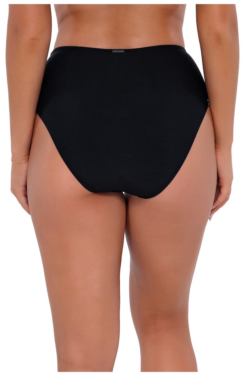Sunsets High Road Bottom Bikini Swim Bottoms, Alternate, color, Black