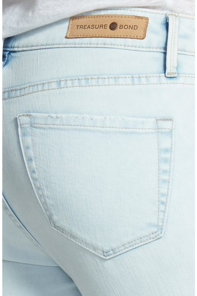 Treasure&Bond Ankle Skinny Jeans, Alternate, color, LUXE BLEACH DESTROY