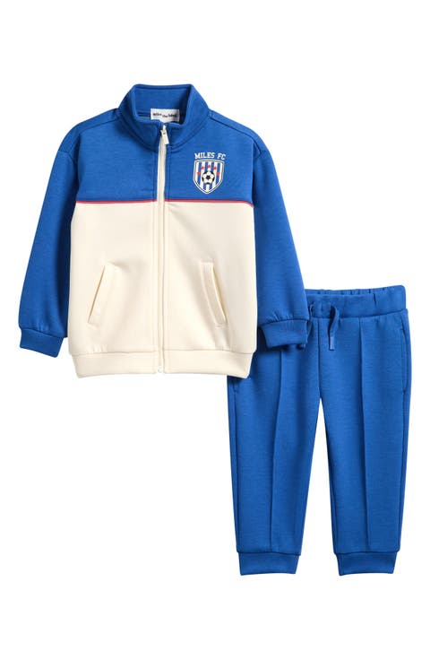 Colorblock Zip-Up Jacket & Sweatpants Set (Baby)