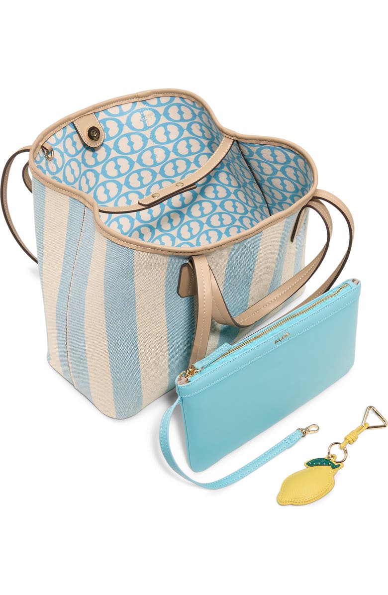 ALDO Summer Canvas Tote, Alternate, color, Light Blue