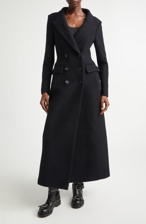 Double Breasted Virgin Wool Coat