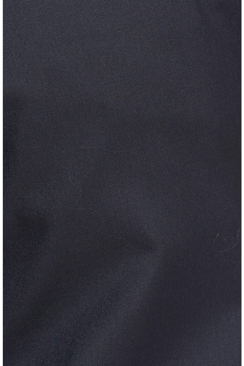 Self Sizer Waist Flat Front Lightweight Plain Weave Classic Fit Trousers, Alternate, color, NAVY