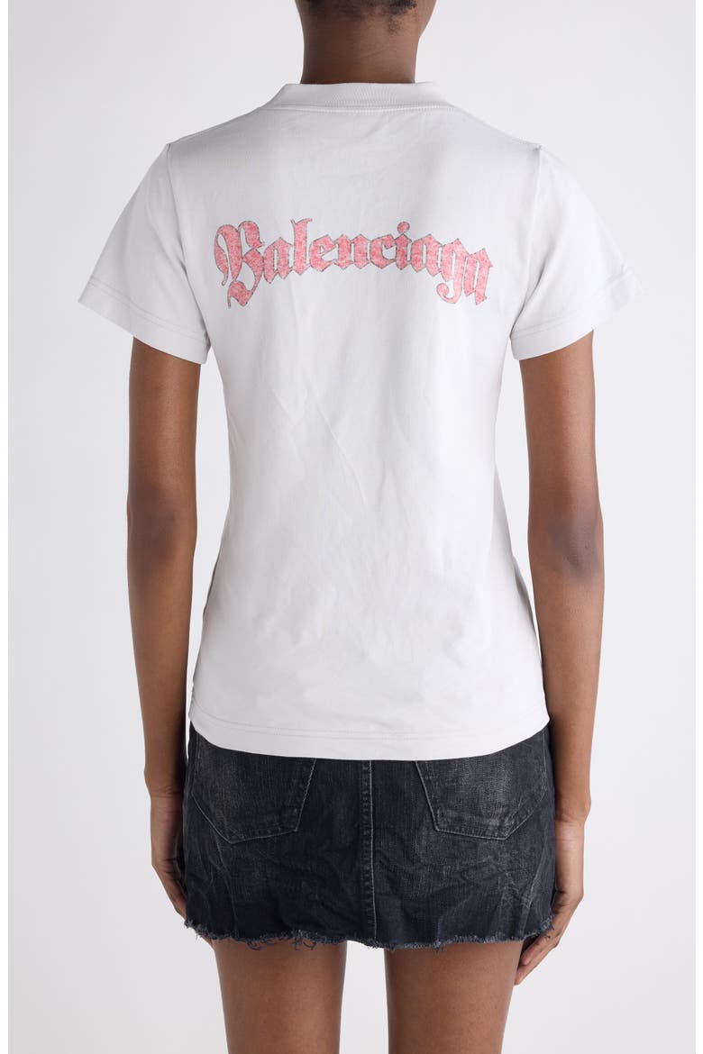Fitted Graphic T-Shirt, Alternate, color, 9012 DIRTY WHITE