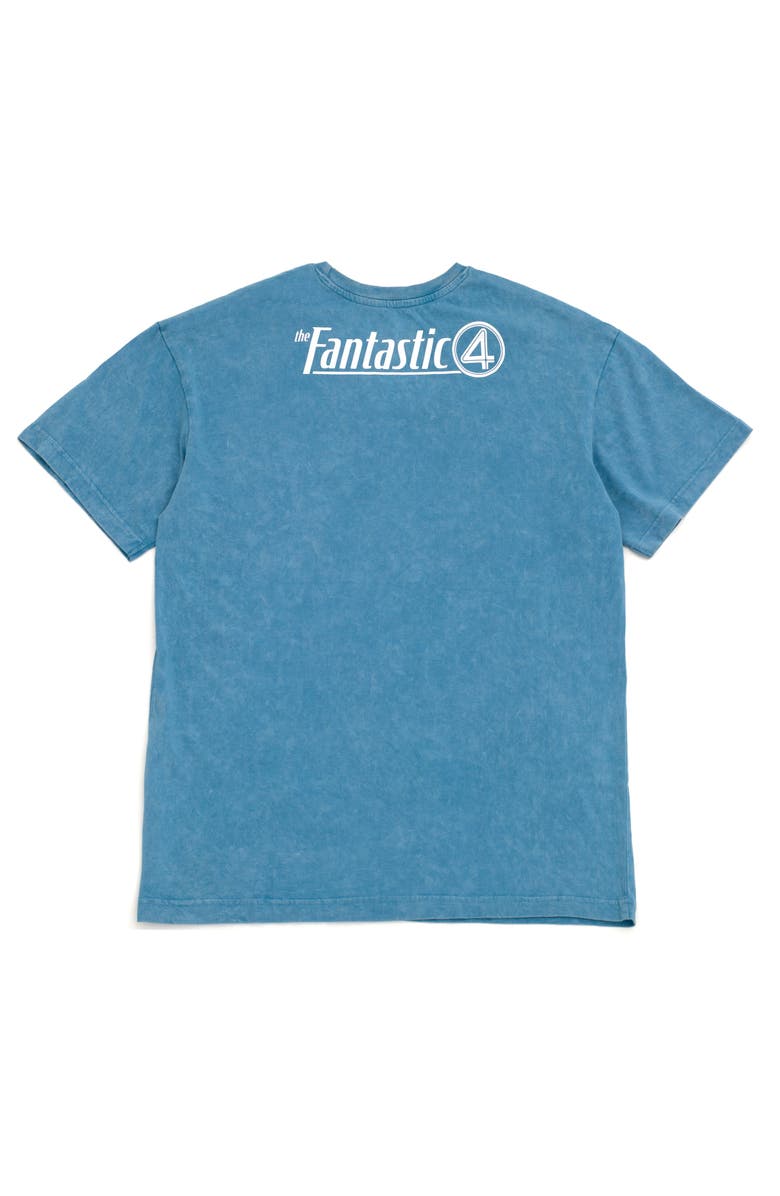 Marvel Fantastic Four Cosplay Short Sleeve T-Shirt, Alternate, color, Mottled Blue F4