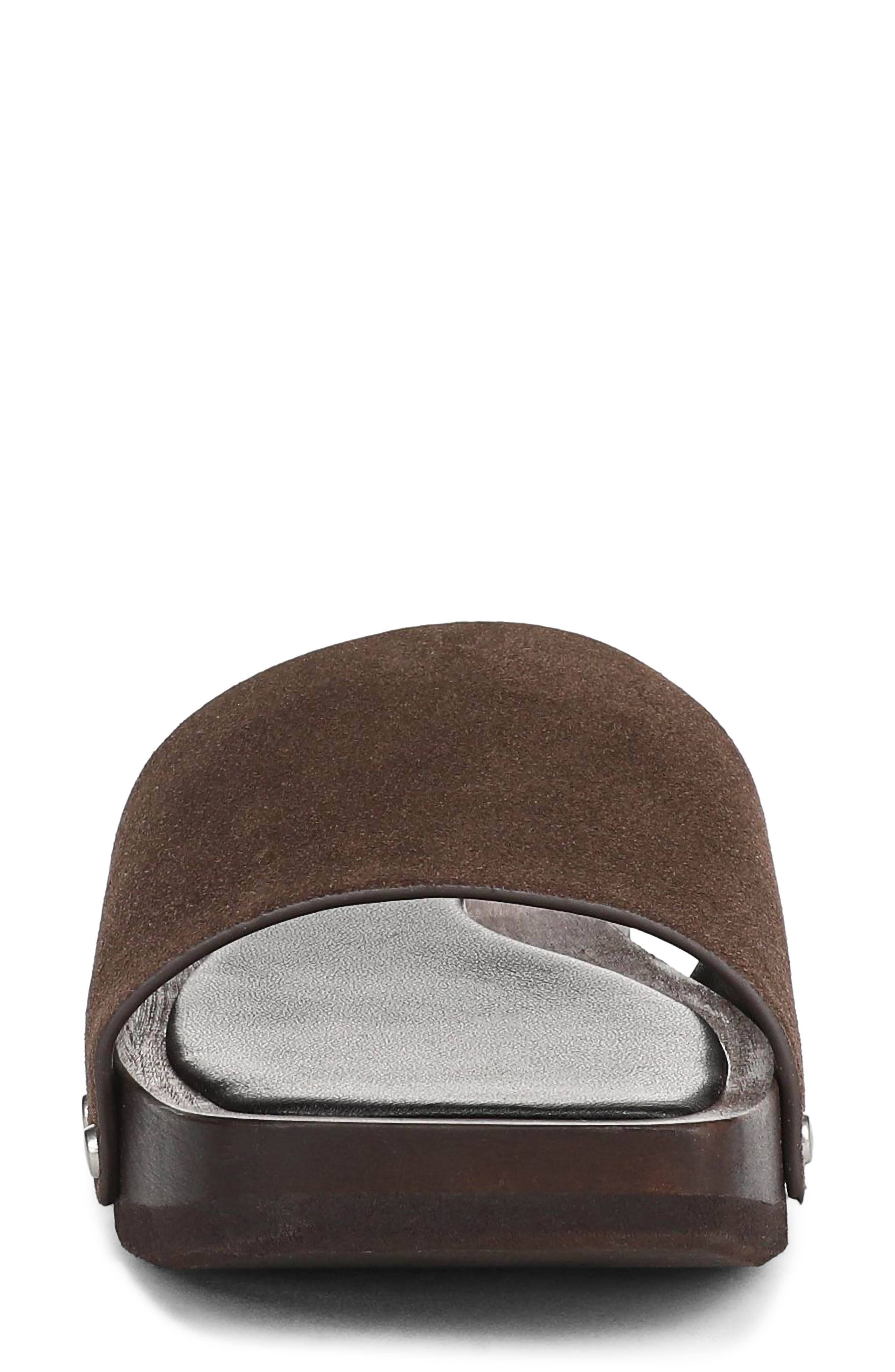 Vince Barbara Slide Sandal, Alternate, color, Dark Mocha