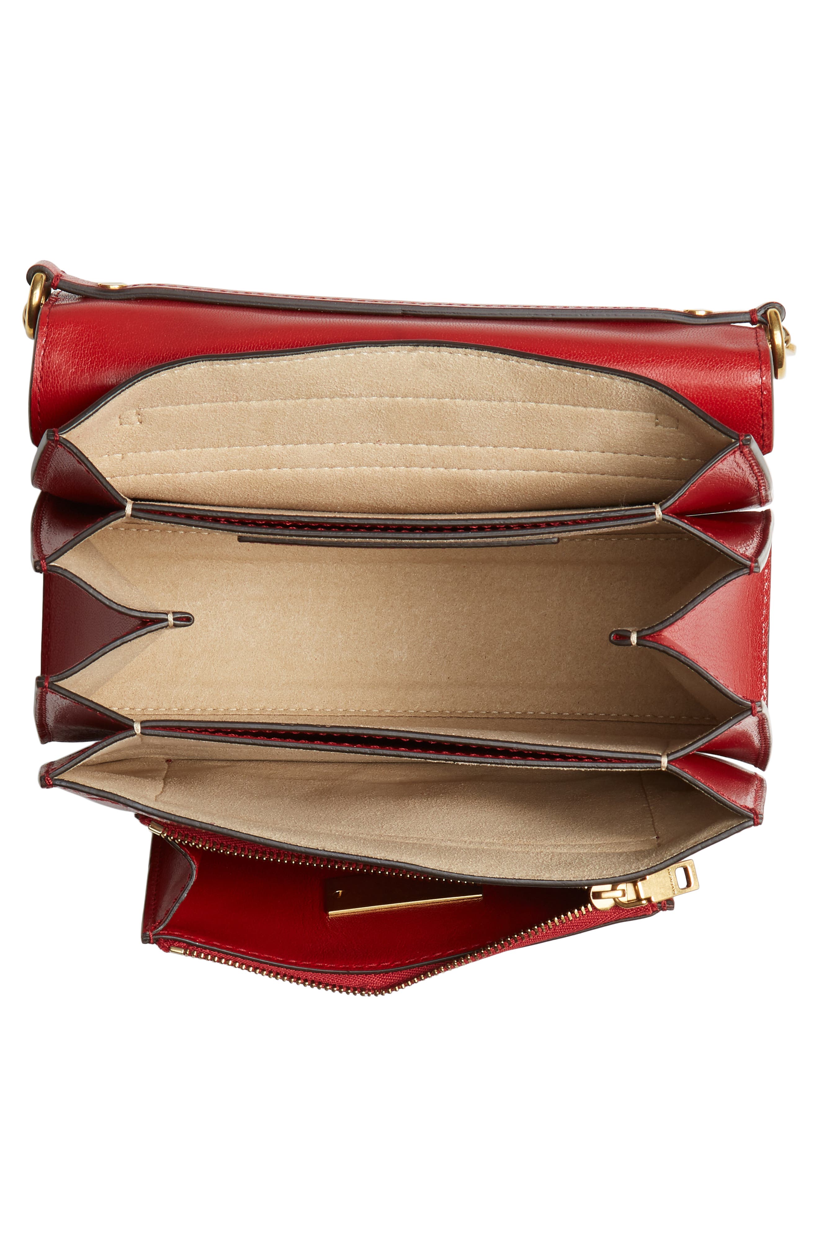 Givenchy Small GV3 Diamond Quilted Leather Crossbody Bag, Alternate, color, 