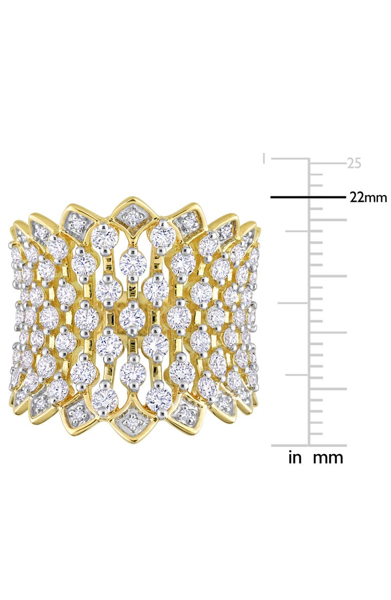 Julianna B. 2-1/3 CTW Lab-Grown Diamond Wide Band 14k, Alternate, color, 