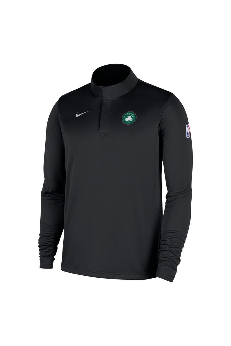 Men's Nike Black Boston Celtics 2025/26 Authentic Coaches Quarter-Zip Dri-Fit Top, Alternate, color, Black