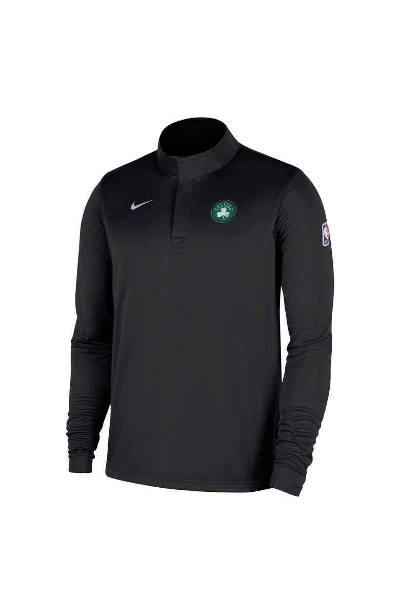 Nike Men's Nike Black Boston Celtics 2025/26 Authentic Coaches Quarter-Zip Dri-Fit Top, Alternate, color, Black