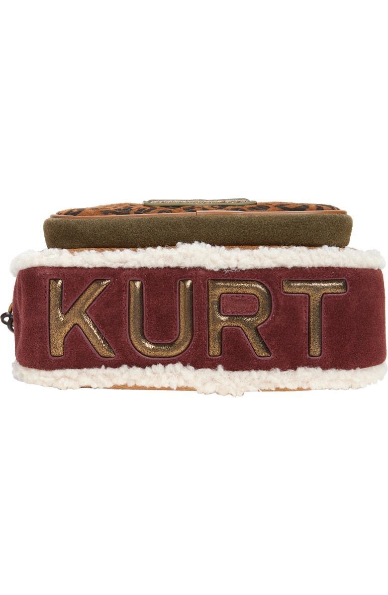 Kurt Geiger London Southbank Tag Mixed Media Camera Bag, Alternate, color, Light/ Pastel Brown