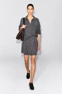 COS Merino Wool Mini Wrap Skirt