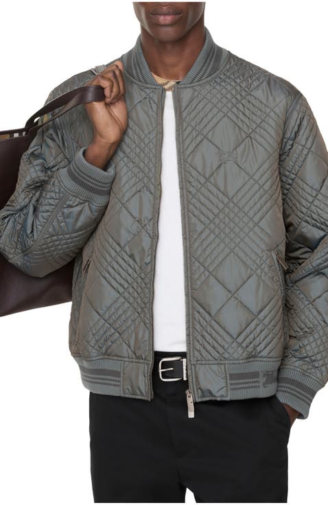 Micro Check-stitch Rakewood Bomber Jacket