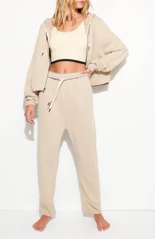 Spiritual Gangster Insignia Farrah Zip Hoodie In Brown