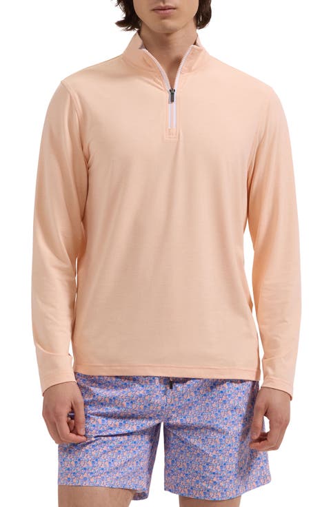 Mélange Quarter Zip Pullover
