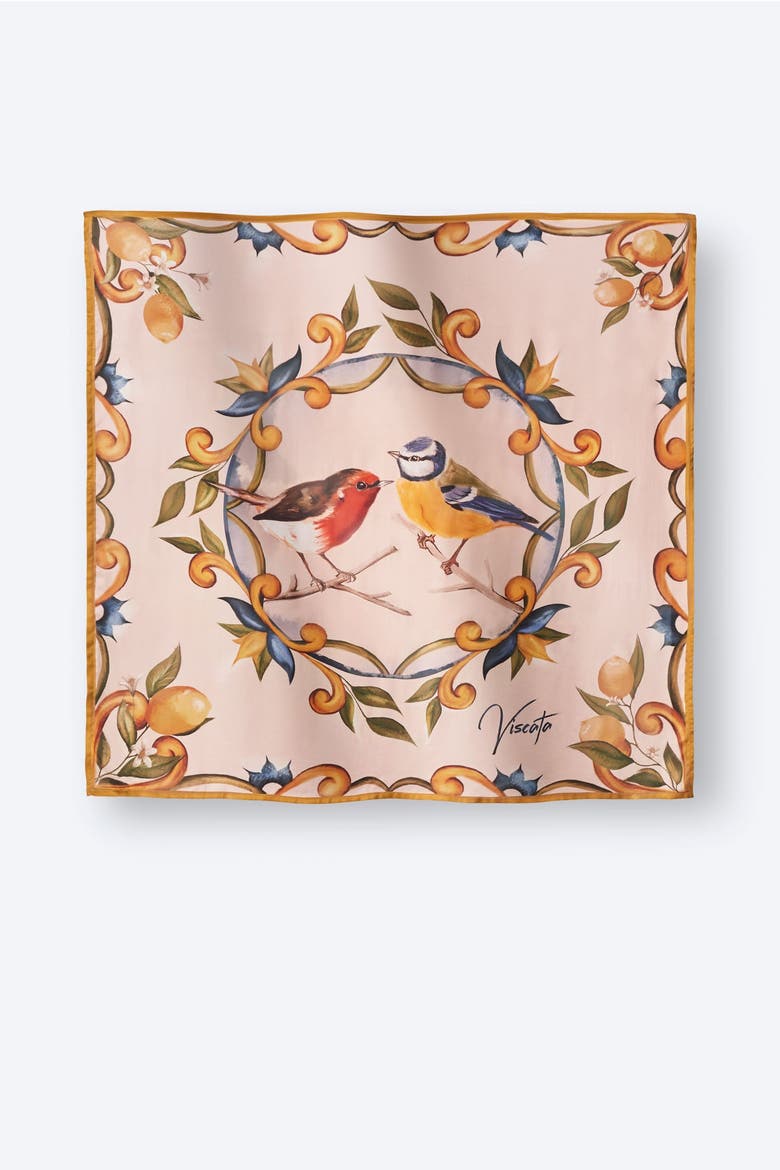 Square Scarf, Main, color, Robin
