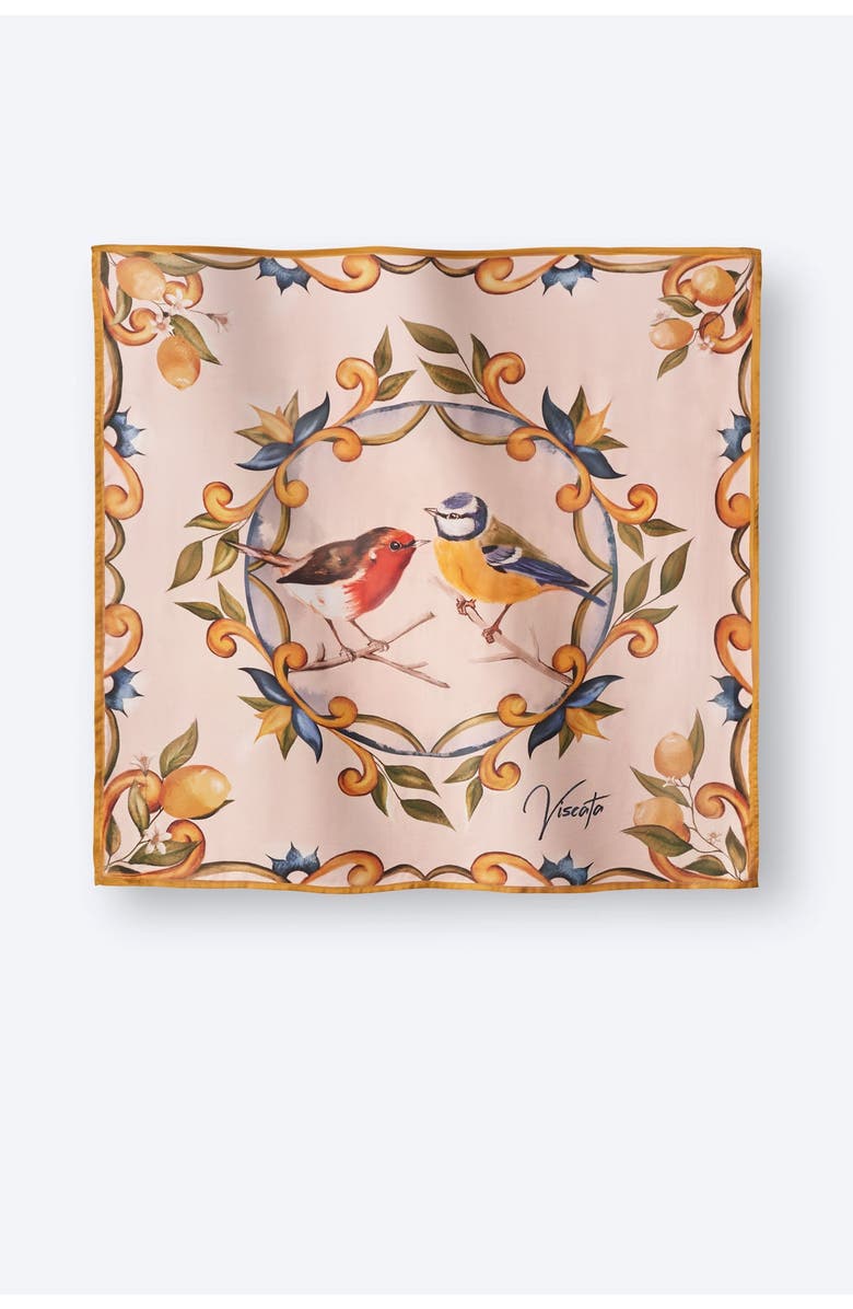 VISCATA Square Scarf, Main, color, Robin