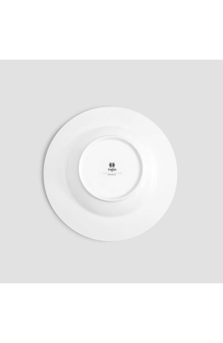 Togas Baglioni Plate, Alternate, color, White