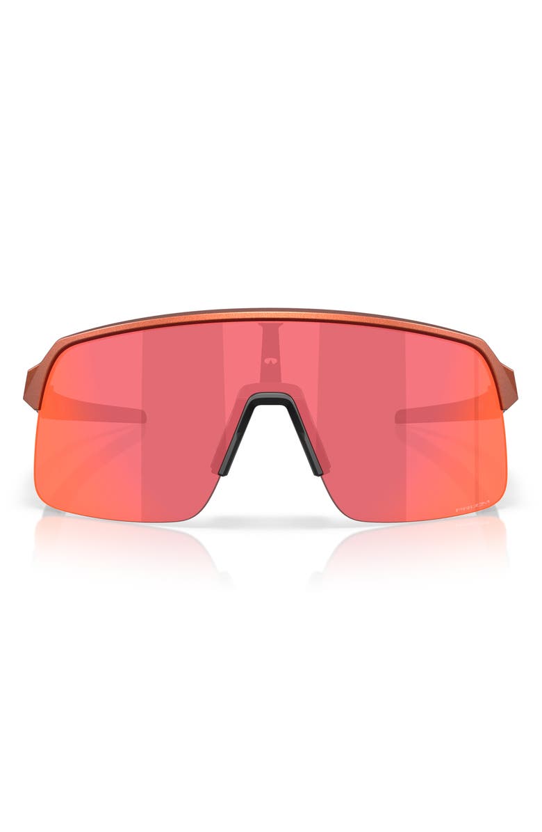 Oakley Sutro 39mm Polarized Rectangular Sunglasses, Main, color, Fire Orange