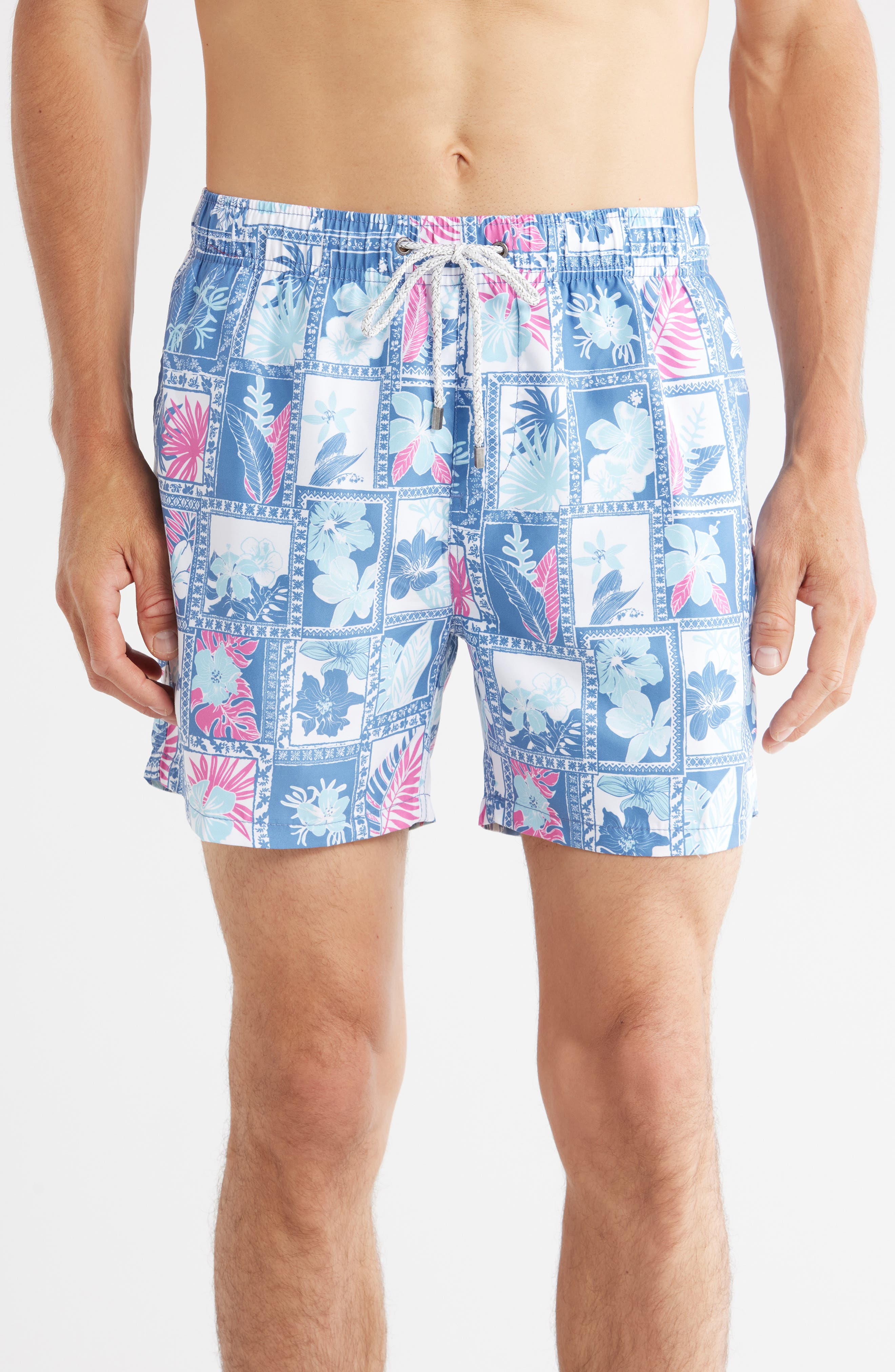Vintage Summer Volley Swim Trunks