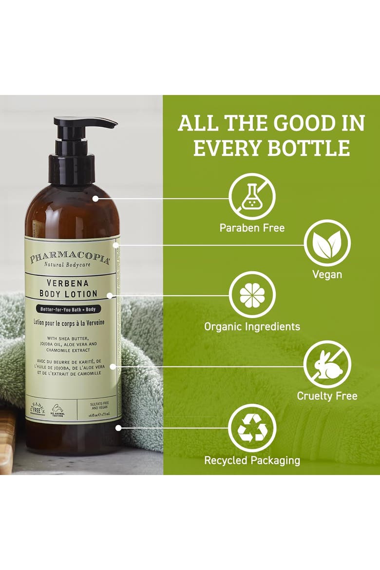 Verbena Shampoo and Conditioner Bundle - Balancing Aromatherapy, Alternate, color, White