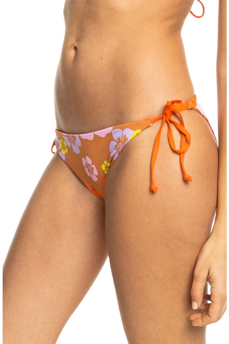 x Kate Bosworth Reversible Side Tie Bikini Bottoms, Alternate, color, SUNBURN POSITIVITY