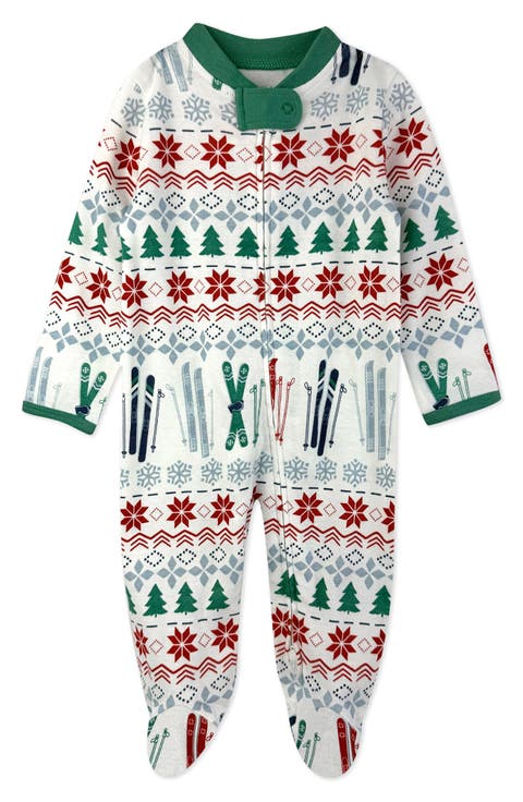 Kids' Scout Stripe Cotton Footie