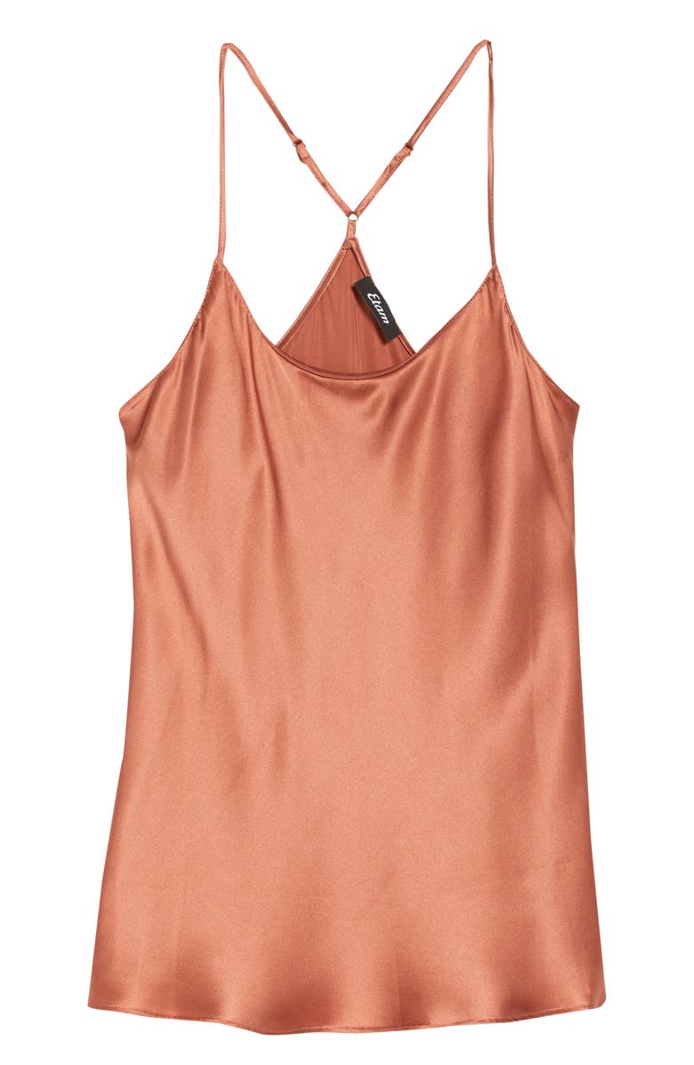 Etam Pearly Silk Pajama Camisole, Alternate, color,